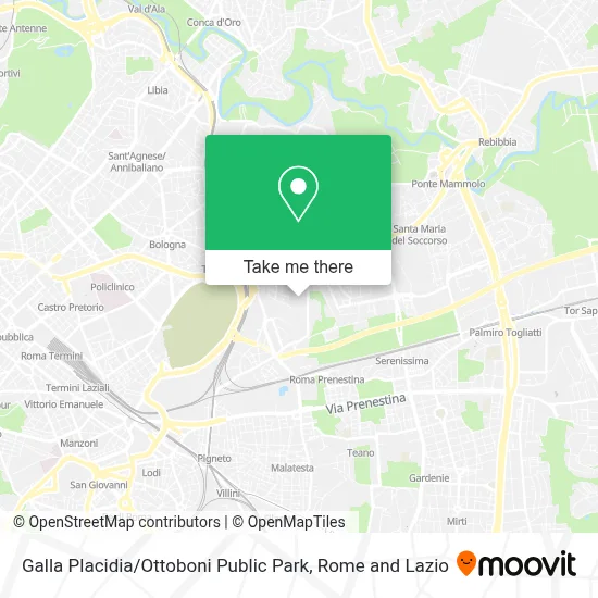 Galla Placidia / Ottoboni Public Park map