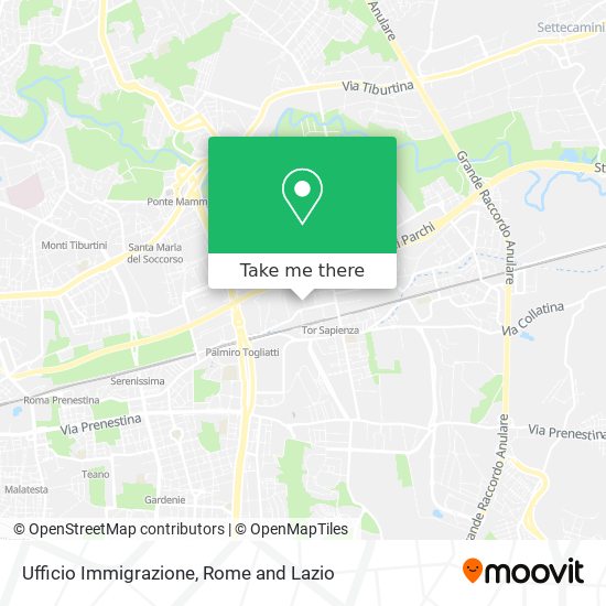 Ufficio Immigrazione map