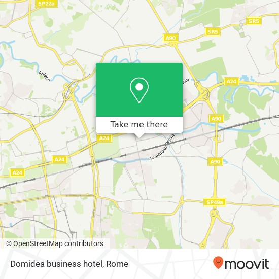 Domidea business hotel map