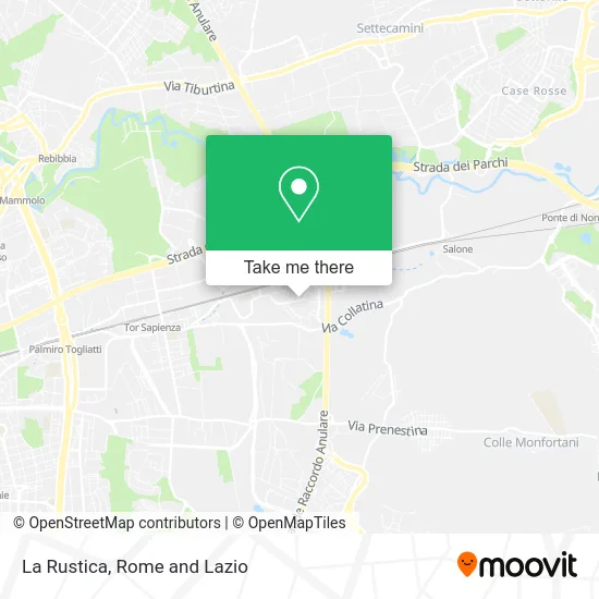 La Rustica map