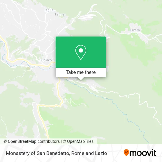 Monastery of San Benedetto map
