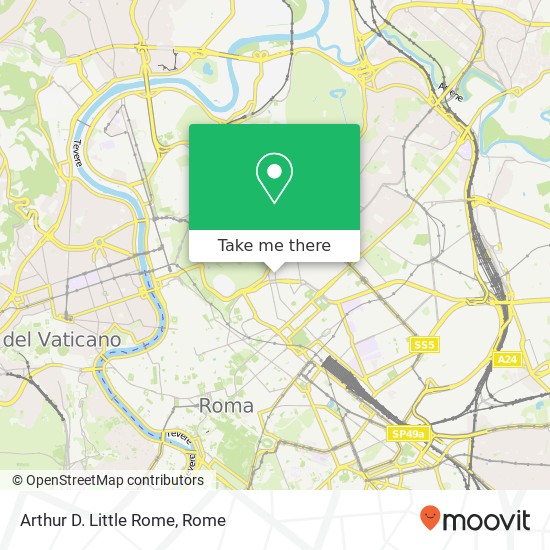 Arthur D. Little Rome map