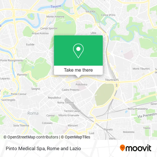 Pinto Medical Spa map