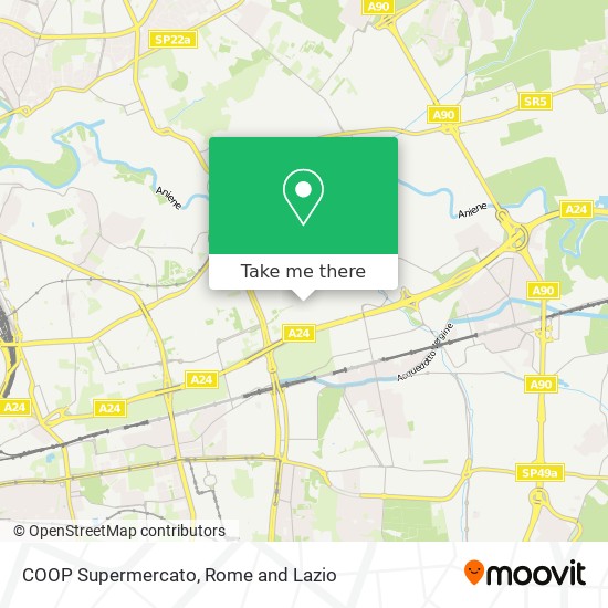 COOP Supermercato map