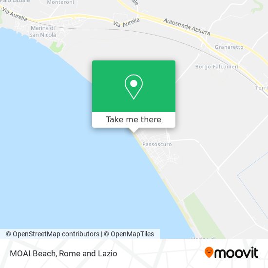 MOAI Beach map