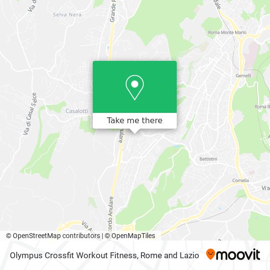 Olympus Crossfit Workout Fitness map