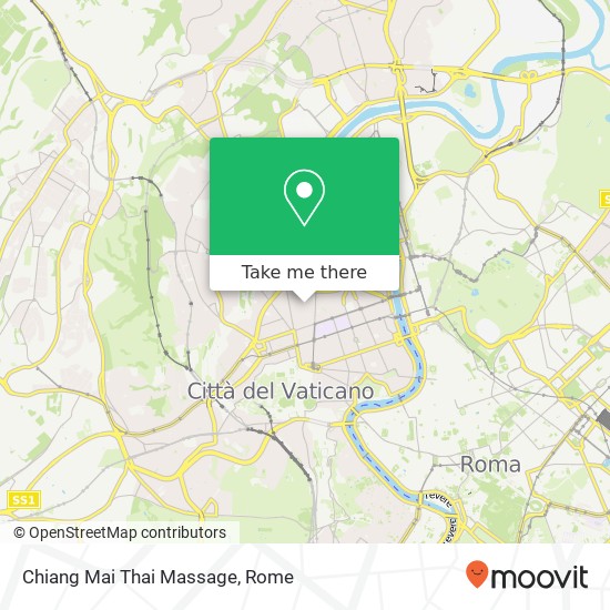 Chiang Mai Thai Massage map