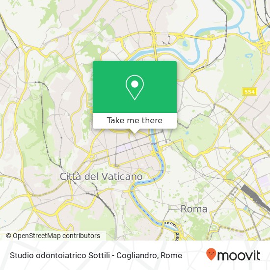 Studio odontoiatrico Sottili - Cogliandro map