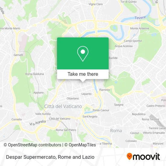 Despar Supermarket map