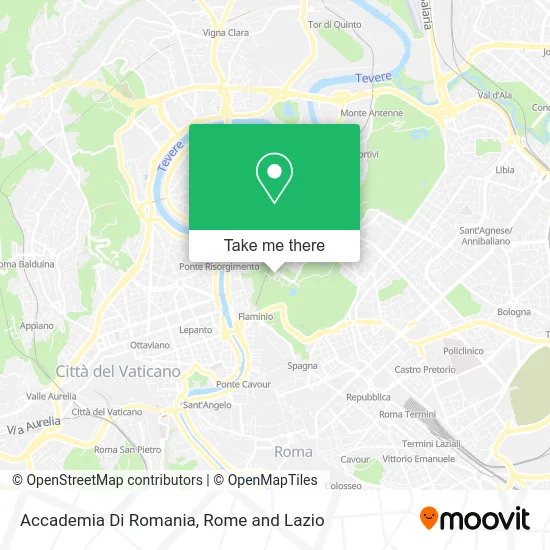 Romanian Academy map