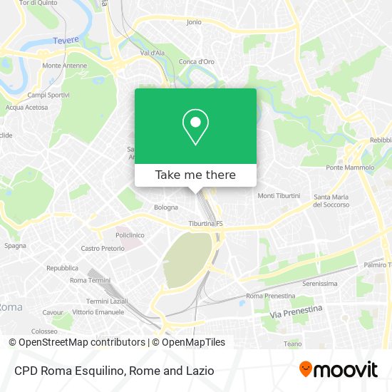 CPD Roma Esquilino map