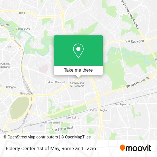 Elderly Center 1st of May map