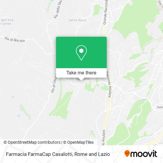 Farmacia FarmaCap Casalotti map