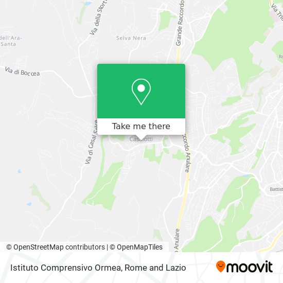 Istituto Comprensivo Ormea map