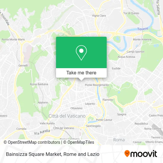 Bainsizza Square Market map
