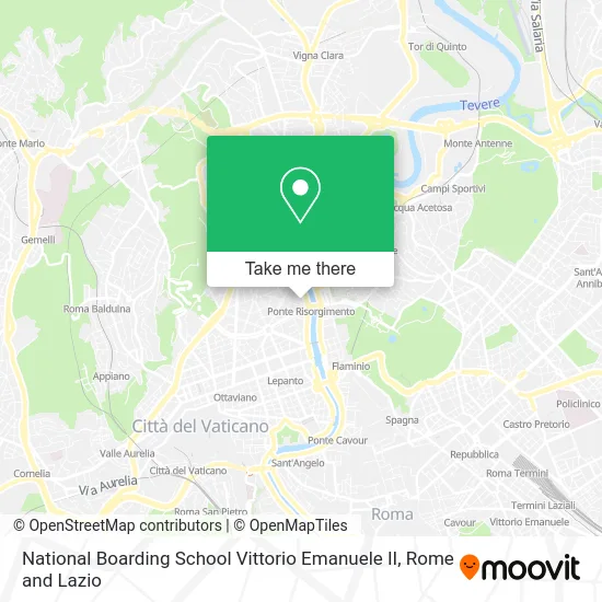 National Boarding School Vittorio Emanuele II map