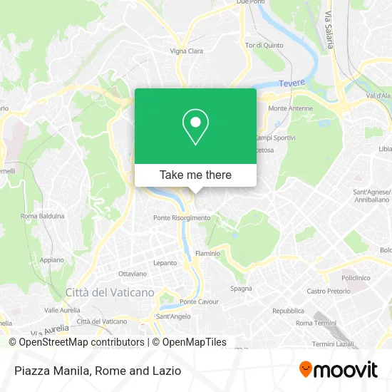 Piazza Manila map