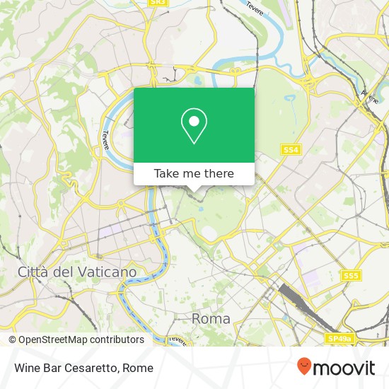 Wine Bar Cesaretto map