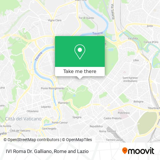 IVI Roma Dr. Galliano map