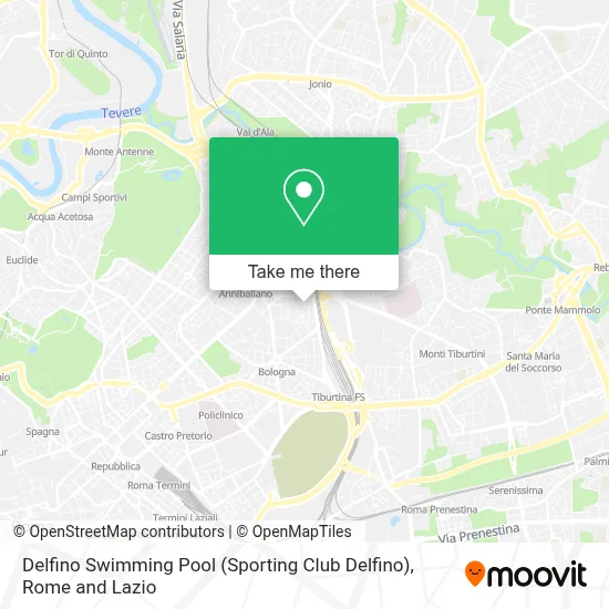 Delfino Swimming Pool (Sporting Club Delfino) map