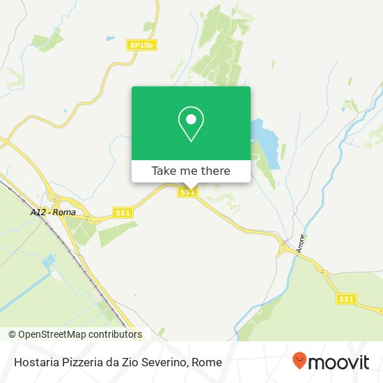 Hostaria Pizzeria da Zio Severino map