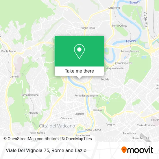 Vignola Avenue 75 map