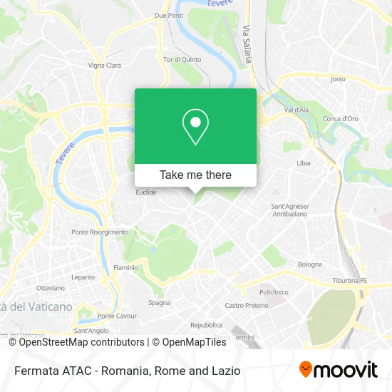 Fermata ATAC - Romania map