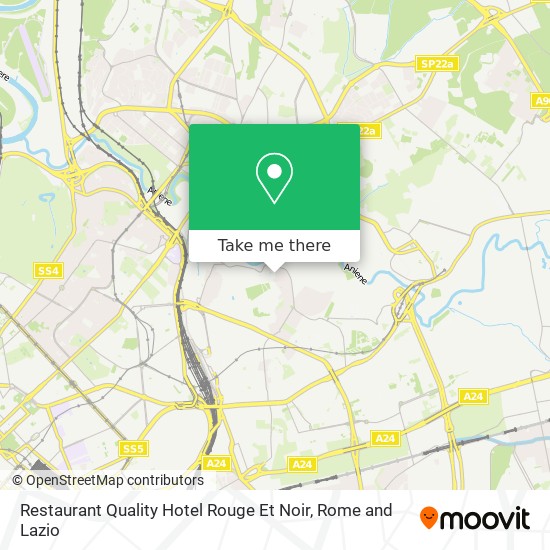 Restaurant Quality Hotel Rouge Et Noir map