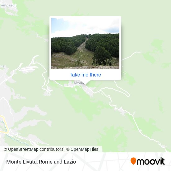 Monte Livata map