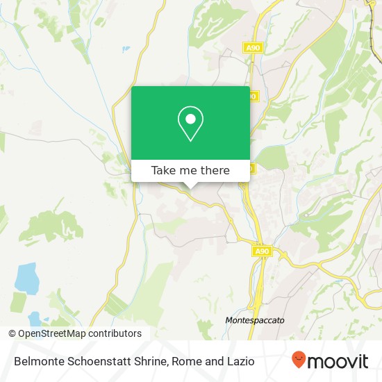 Belmonte Schoenstatt Shrine map