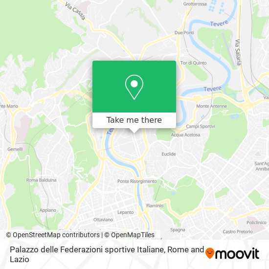 Palazzo delle Federazioni sportive Italiane map