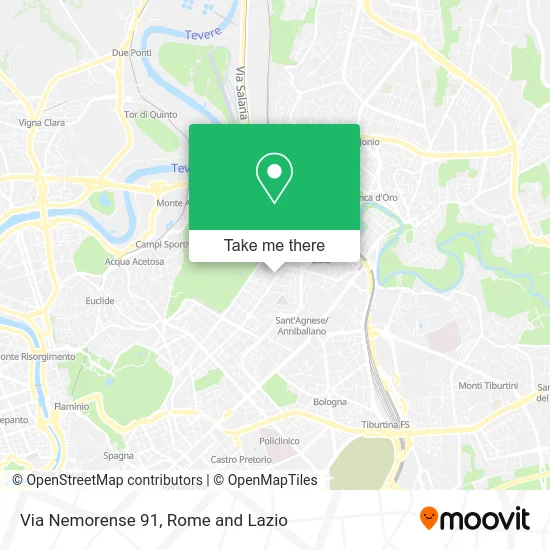 Nemorense Street 91 map