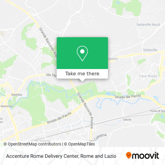 Accenture Rome Delivery Center map