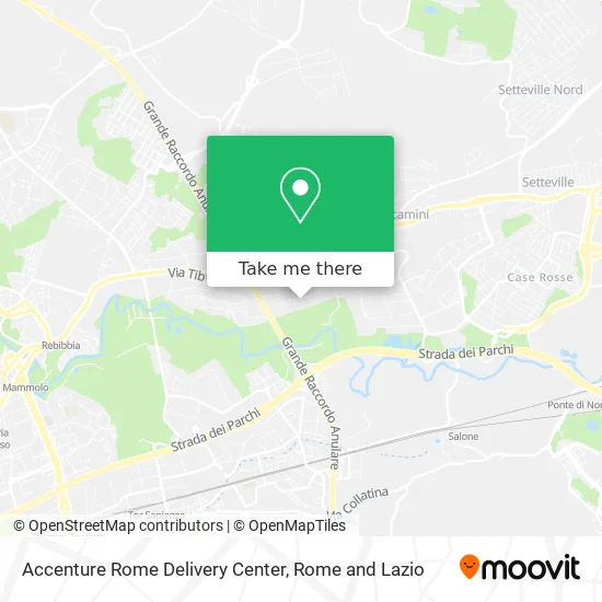 Accenture Rome Delivery Center map