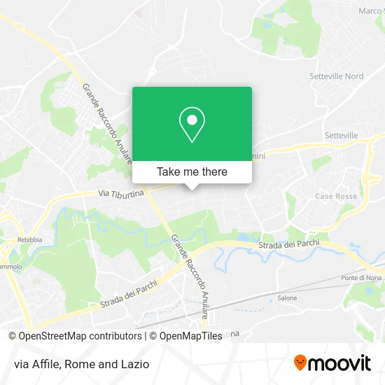 Affile Street map