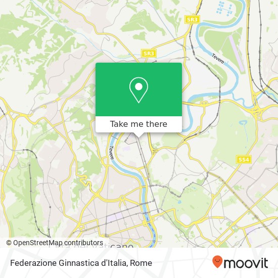 Federazione Ginnastica d'Italia map