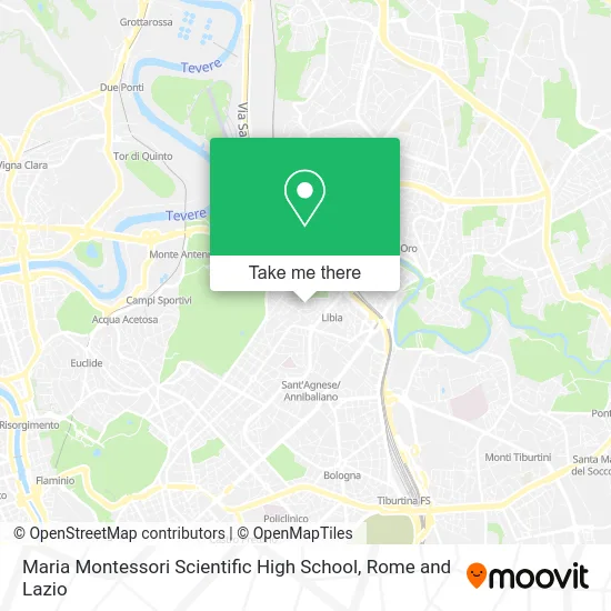 Maria Montessori Scientific High School map