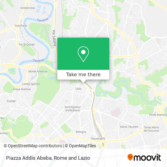 Piazza Addis Ababa Map How To Get To Piazza Addis Abeba In Roma By Bus, Metro Or Train?