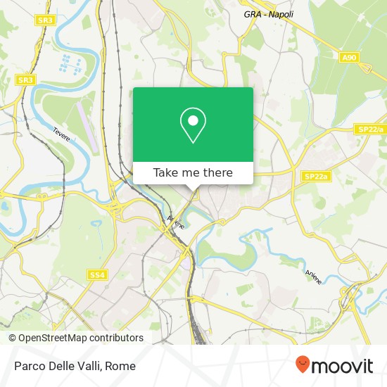 Parco Delle Valli map