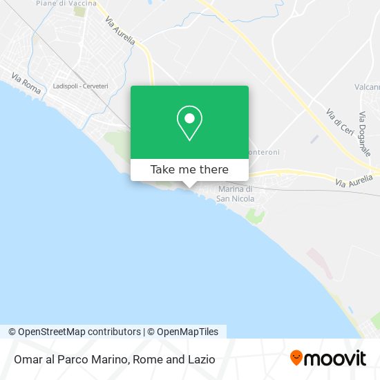 Omar al Parco Marino map