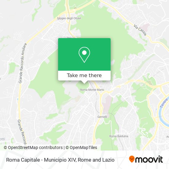 Roma Capitale - Municipio XIV map