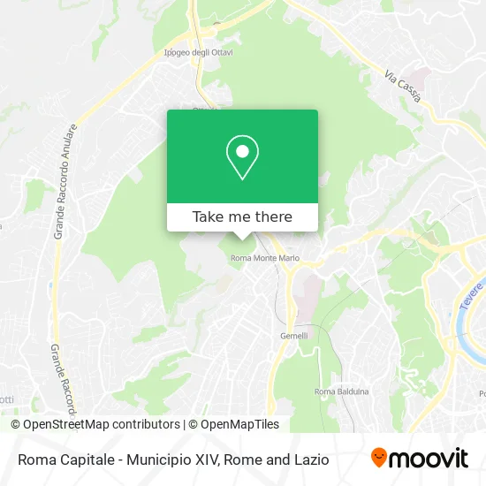 Roma Capitale - Municipio XIV map
