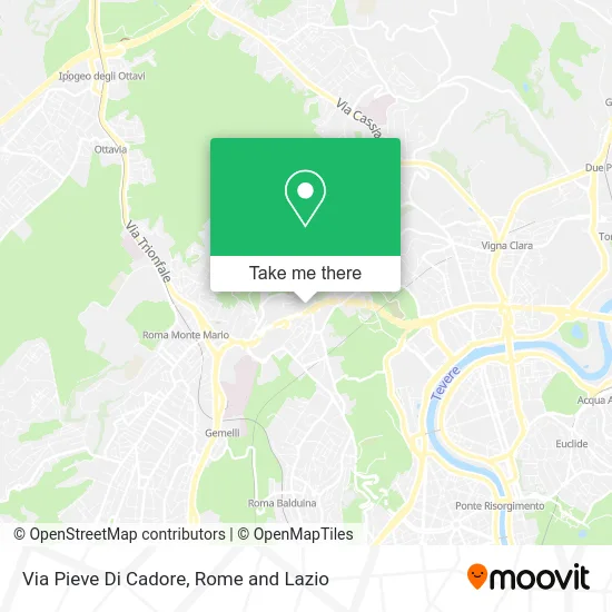 Pieve di Cadore Street map