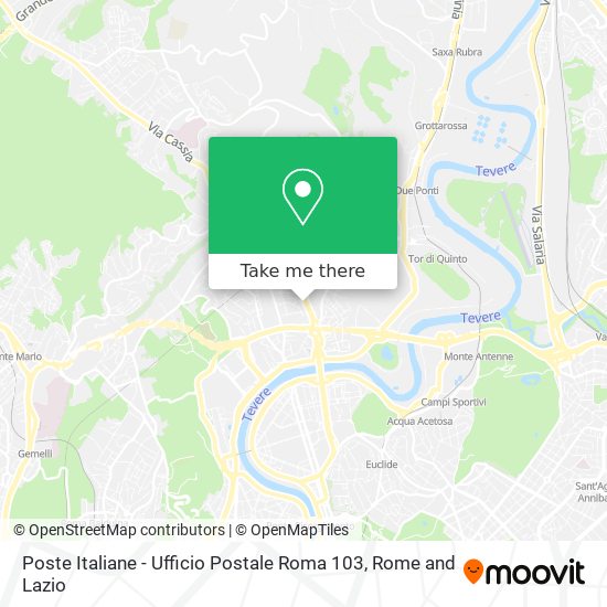 Poste Italiane - Ufficio Postale Roma 103 map