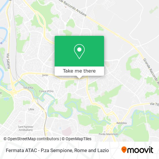 Fermata ATAC - P.za Sempione map