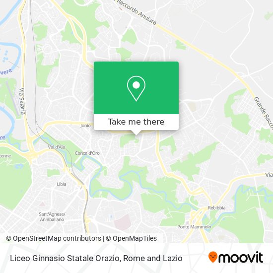 Liceo Ginnasio Statale Orazio map