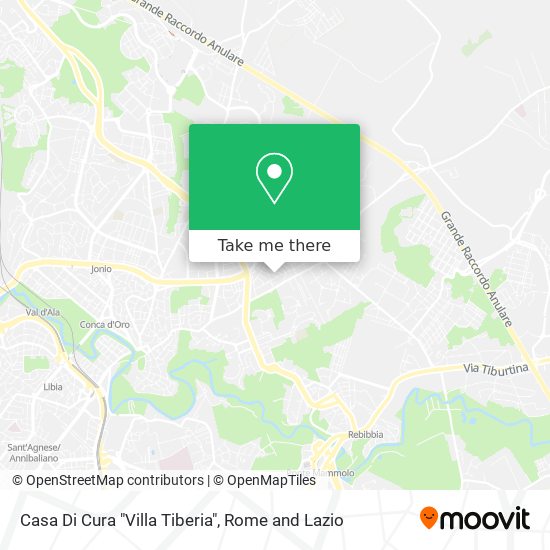 Casa Di Cura "Villa Tiberia" map