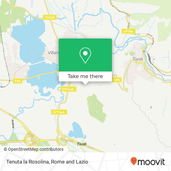 Tenuta la Rosolina map