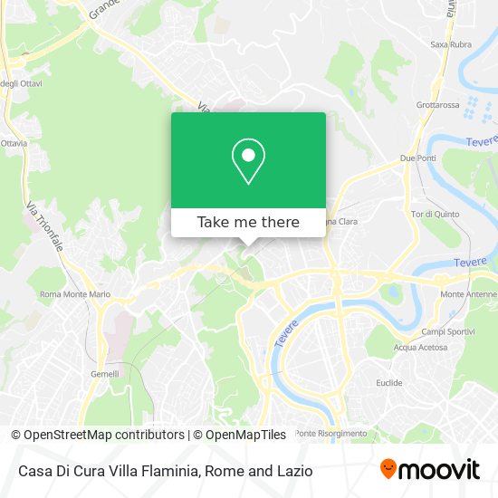 Casa Di Cura Villa Flaminia map