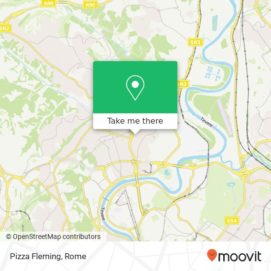 Pizza Fleming map